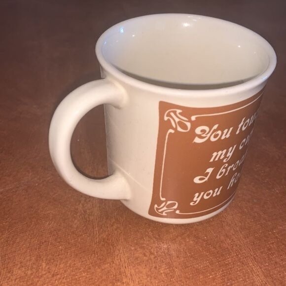 Vintage Ceramic Coffee Mug With Humorous Quote - Picture 3 of 5